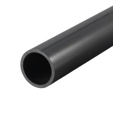 PVC Pipe 27mm ID x 32mm OD 0.5m Rigid Water Pipe Drain Pipe Cable Sleeves Black