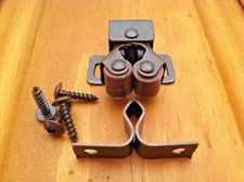 LOT OF 25 NEW BELWITH BRONZE TWIN ROLLER DOOR CATCH FREE SHIPPING