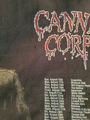 cannibal corpse gallery of suicide shirt XL rare death metal