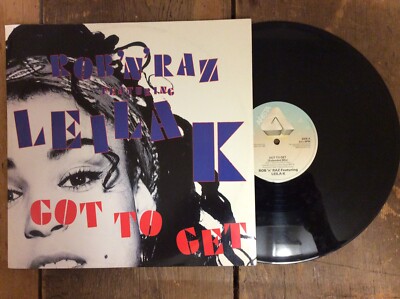 Rob 'N' Raz Featuring Leila K    Got To Get - Vinyl 12'' Single 1989 Arista VG+