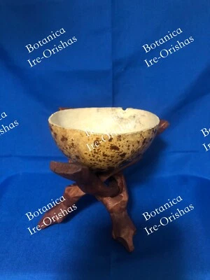 Juego de una Jicara y su porta Jicara ifa santeria religion yoruba