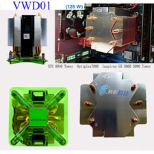 VWD01 New CPU Cooling Heatsink Fan 125W For Dell Optiplex 7080 XPS 8940 G5 5090
