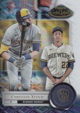 CHRISTIAN YELICH TOPPS GOLD LABEL CLASS 2 BASE MILWAUKEE BREWERS #51 2022 22