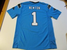 CAROLINA PANTHERS CAM NEWTON #1 NFL BRAND FOOTBALL JERSEY YOUTH LG = ADULT SM #2