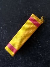 WWII US Army Navy China Service 1945 1946 Brass Rails Ribbon Bar