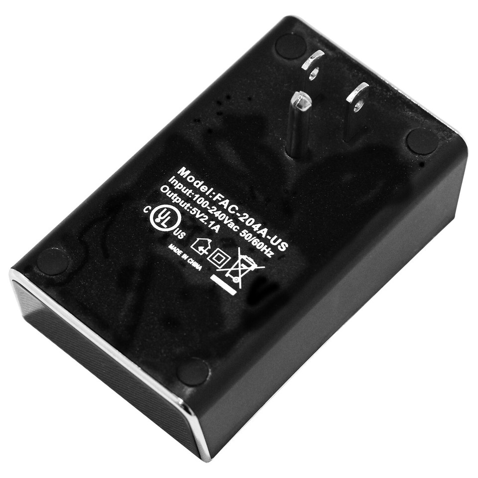 MaximalPower Dual Port USB AC DC Charger Power Plug Outlet Wall Socket ...