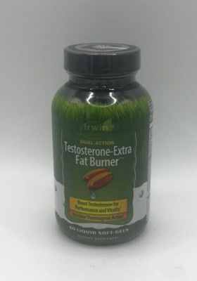 Irwin Naturals Testosterone-Extra Fat Burner 60 SoftGels FREE SHIPPING! BUY NOW!