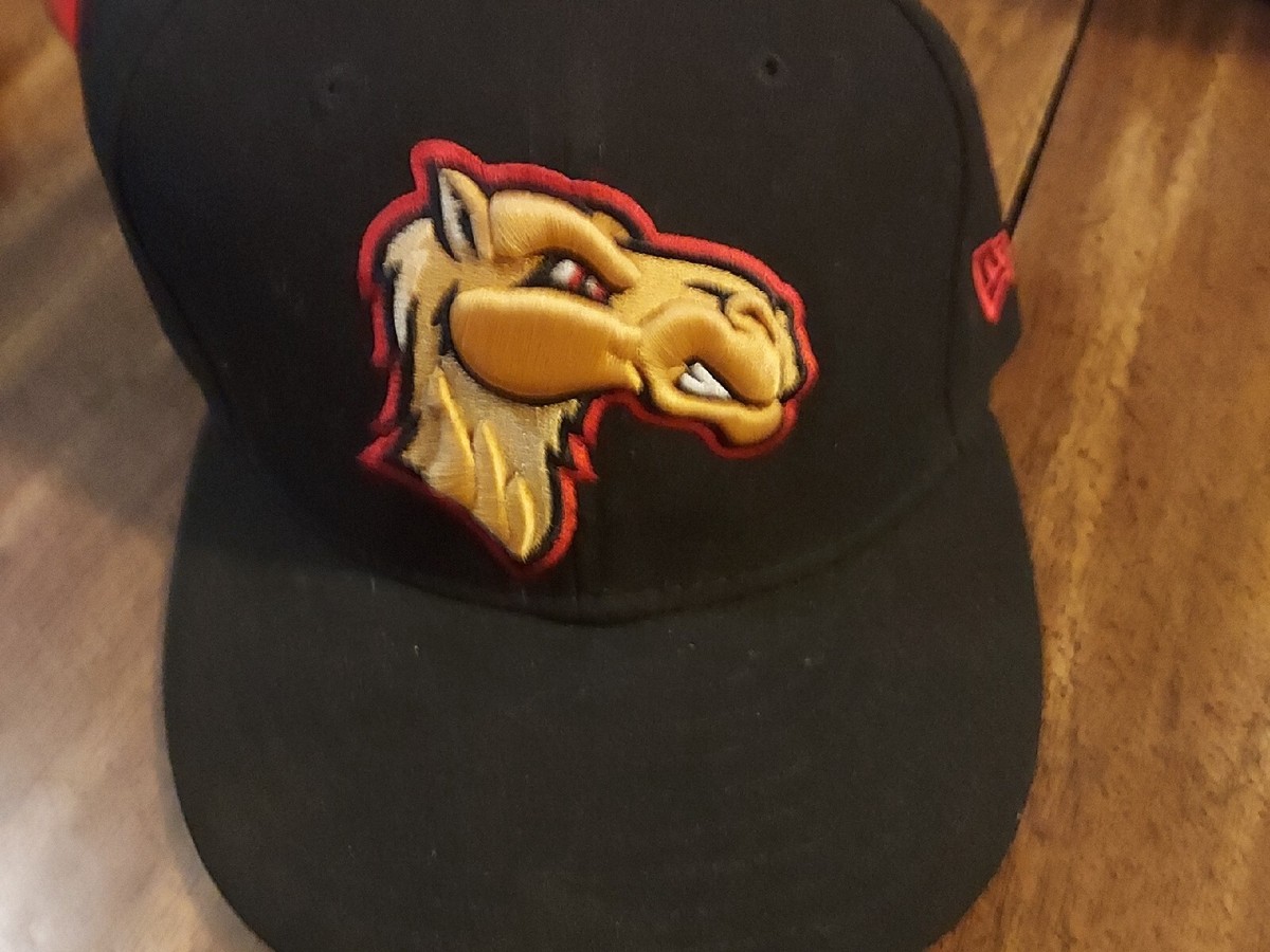 Great Lakes Camels Black New Era 59Fifty 7 3/8 NEW! Hat Club MiLB