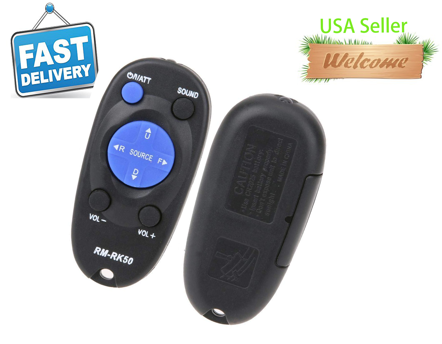 JVC RMRK50 Car Audio System Replace Remote KDA305,KDA315, KDA605, KDA615, KDA805