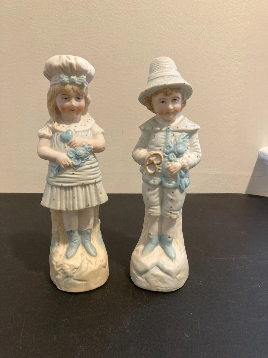 Vintage Boy Girl Bisque Figurines for sale | eBay