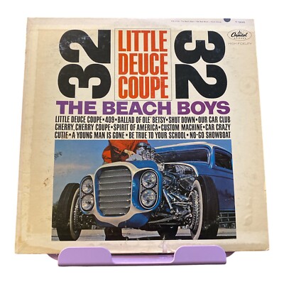 ビーチ・ボーイズ Little Deuce Coupe サインLP THE BEACH BOYS LITTLE DEUCE COUPE 32 EXC. ORIGINAL. RAINBOW