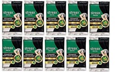 Streax Insta Shampoo Hair Colour for Unisex, 15 ml Pack of 10 - Natural Black