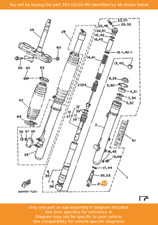 YAMAHA Plug, 55Y-2312G-M0 OEM YZ125 YZ250 TT600 Lanza DT200WR TT250 YZ490 WR200