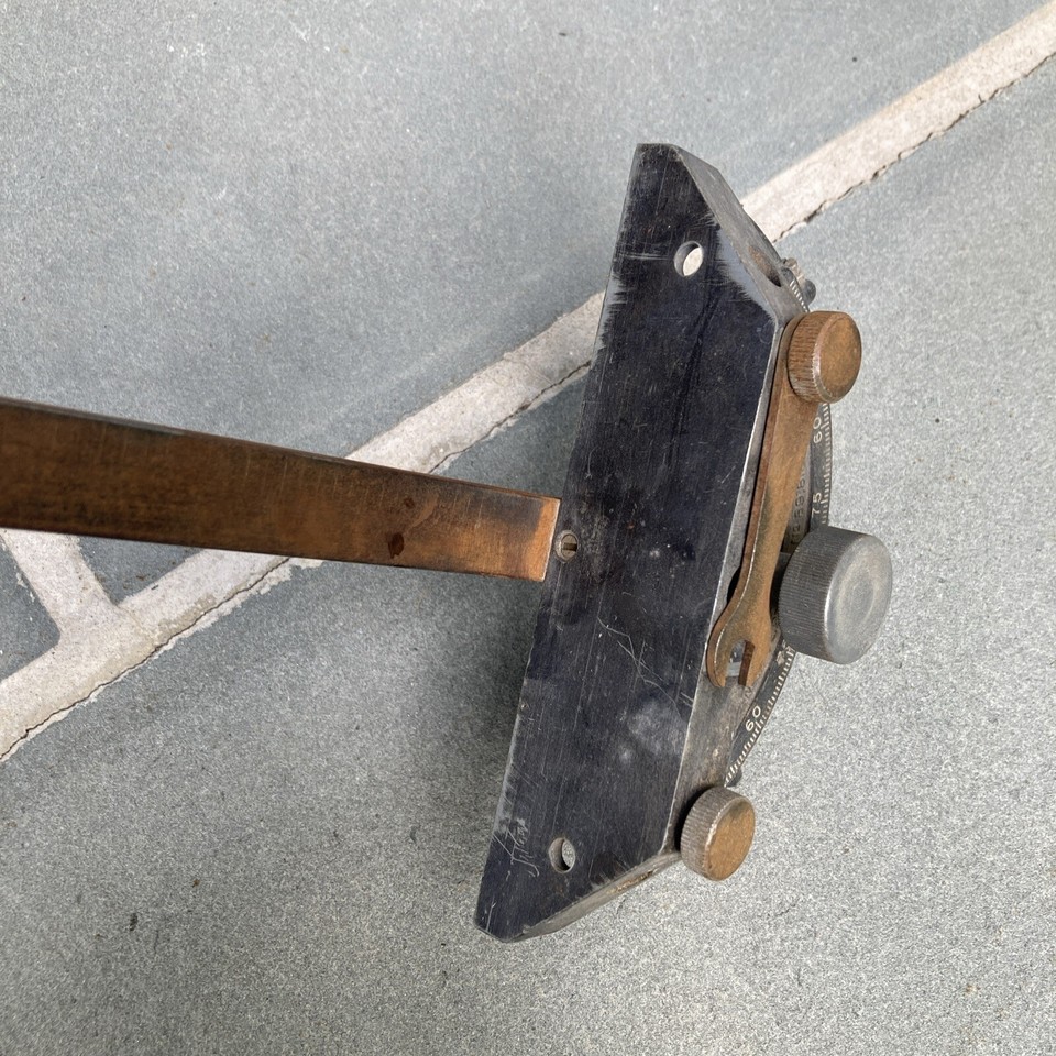 Vintage Delta Rockwell Milwaukee 10" Table Saw AutoSet Miter Gauge eBay