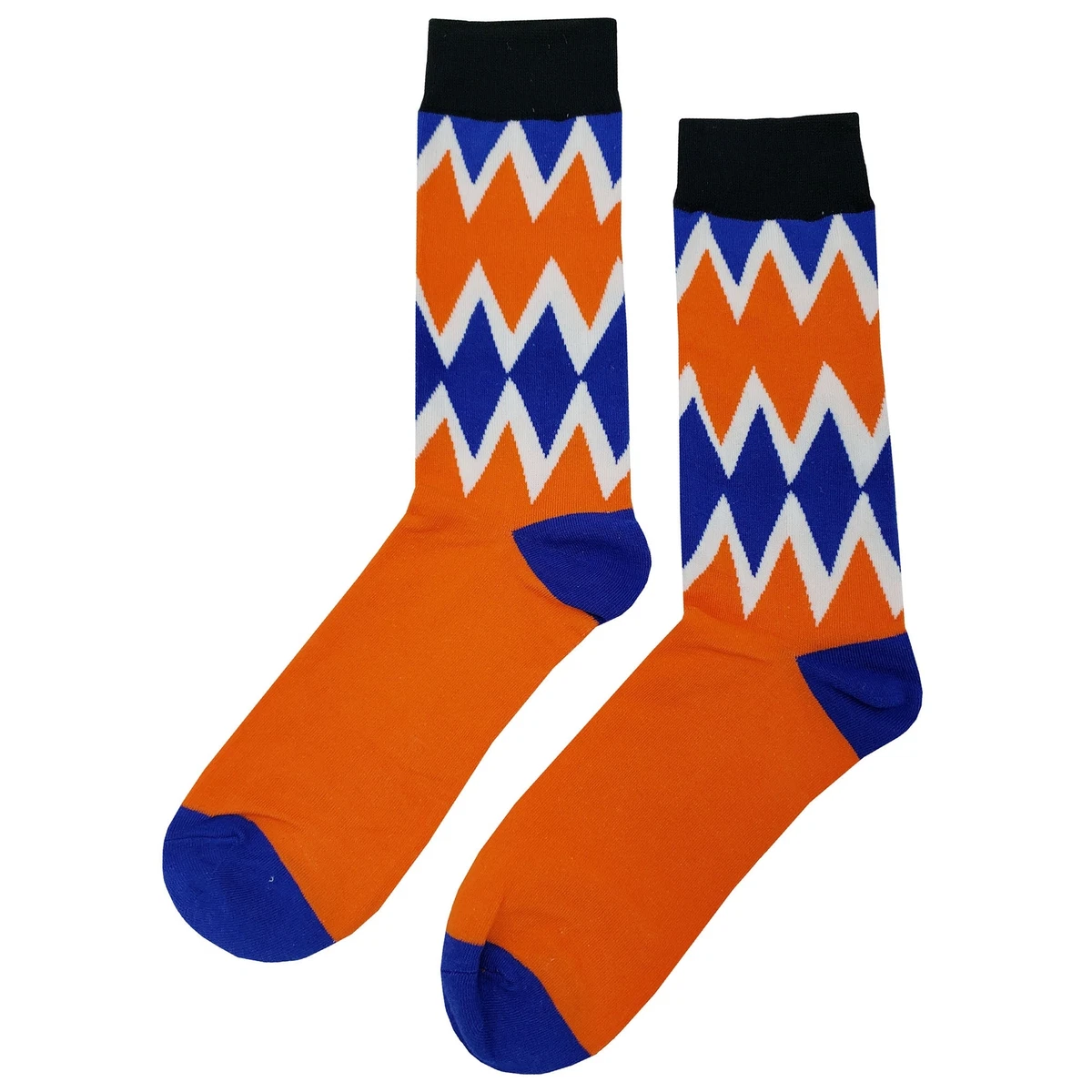strapless open back dress Orange knee-high socks - 100% Cotton lisle