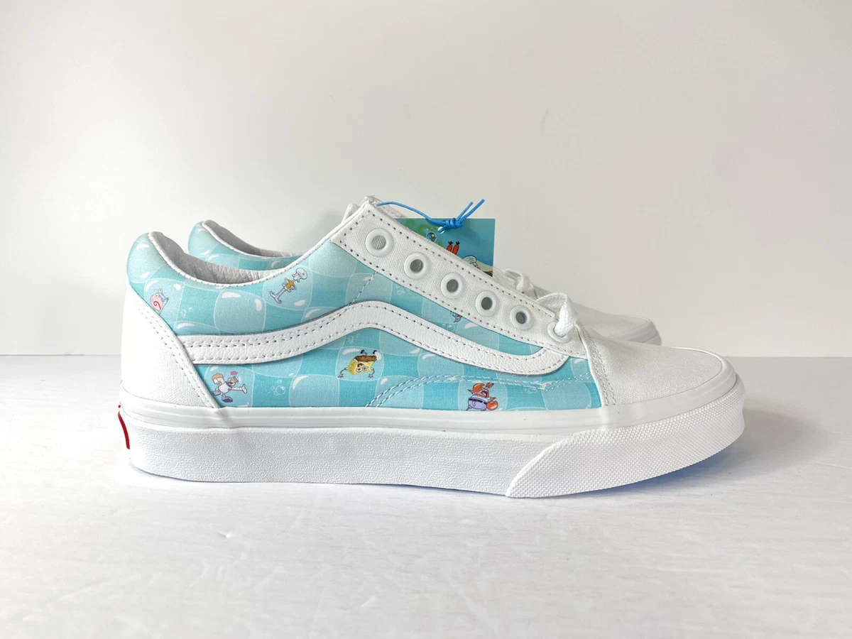 Vans x SpongeBob Old Skool Bikini Bubble White Shoes VN0A38G19XC New W/Box  Men's | eBay