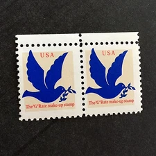 Vtg Stamps 1994 Postage Mail "G" Rate Dove Makeup Stamp USPS Gum Back USA