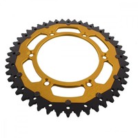 Kettenrad Alu Gold 48-ZäHne 520-Teilung FüR KTM EXC 450 Racing Bj. 2003-2008