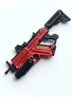 1ps Custom GIJOE red Rifle 6 inch Action Figure Weapons / Gun fodder