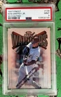 Ken Griffey Jr 1997 Finest Warriors Uncommon #139 with Coating PSA 9