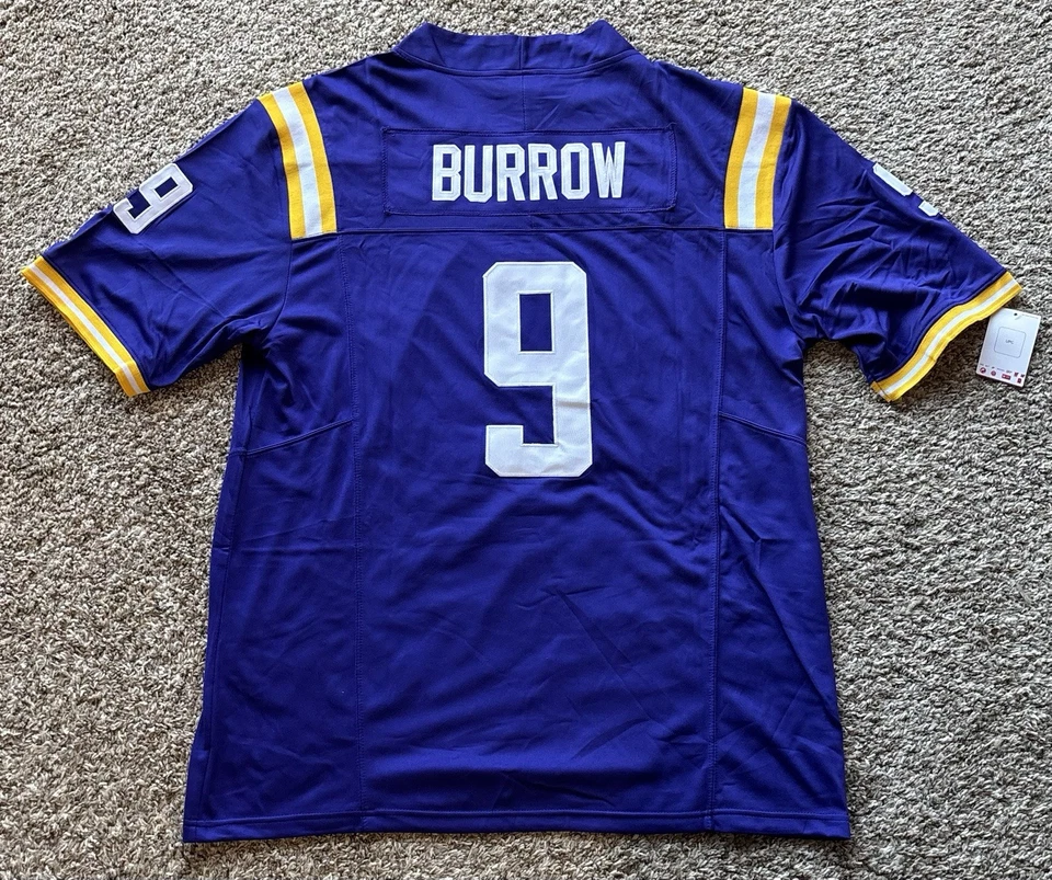 Camiseta deportiva Joe Burrow, Justin Jefferson, Ja'Marr Chase LSU 2020 ¡Campeón Nacional! Foto 3 de 4