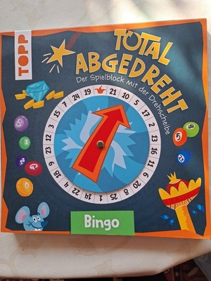 Total abgedreht. Spielblock BINGO mit Drehscheibe