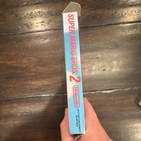Nintendo NES Original Super Mario Bros. 2 & 3 Box Mario 2 Manual and Styrofoam ￼