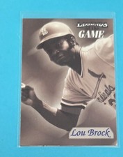 1998 Sports Illustrated Then and Now #6 Lou Brock Cardinals BASEBALL Card N3