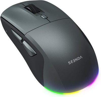 Seenda Bluetooth Maus Wiederaufladbar Kabellos LED Silent Dual Mode PC Mac iPad