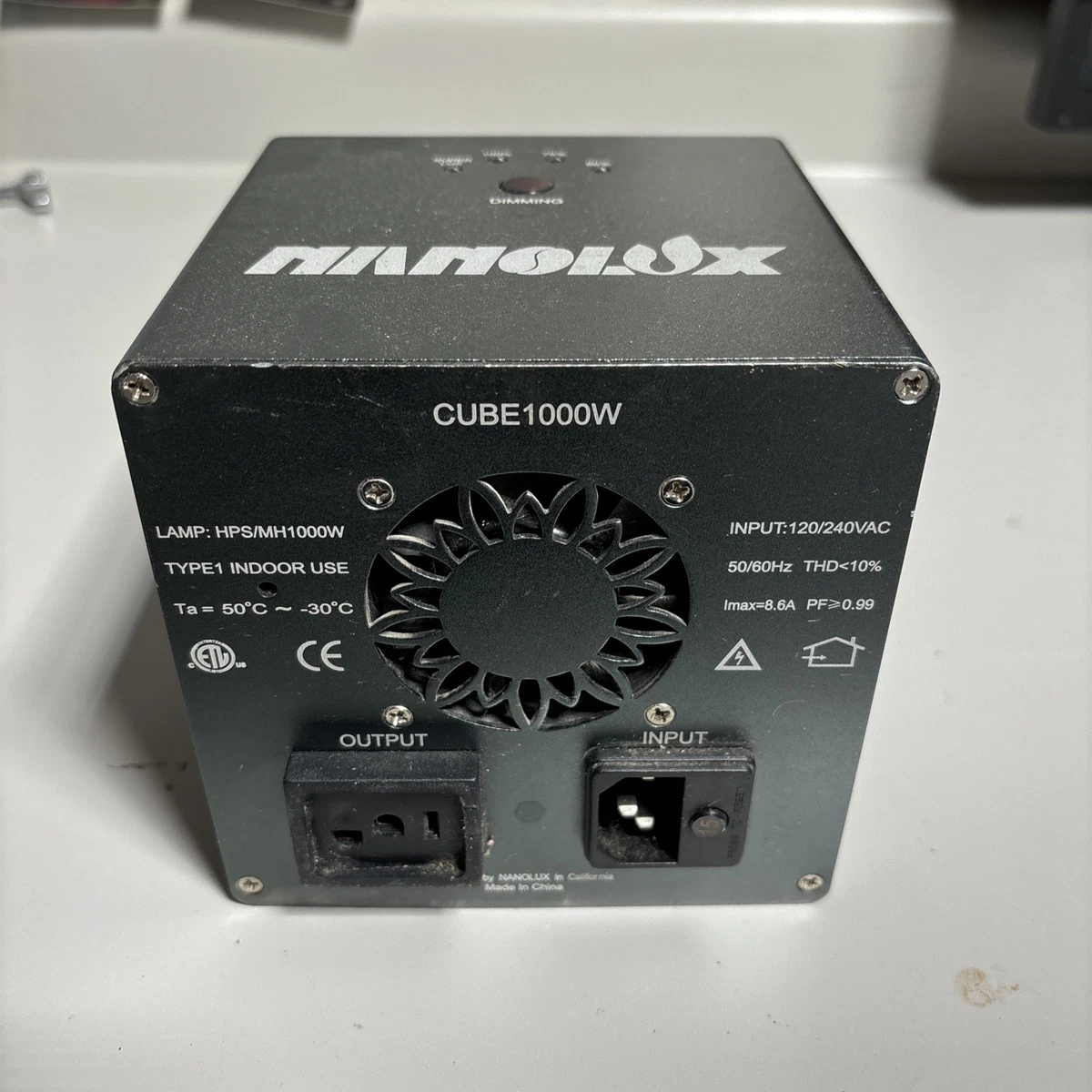 Nanolux Digital Grow Light Ballasts with Switchable (HPS/MH) for