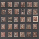 GB QV LINE ENGRAVED IMPERF USED COLLECTION,  (1431A)