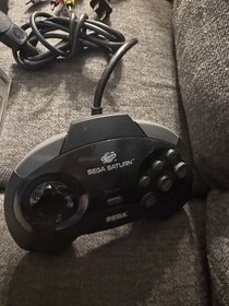 SEGA Saturn V2 Black Console With Games