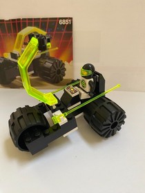 VINTAGE BLACKTRON II LEGO KITS 6851 Tri-Wheel Tyrax 6887 Allied Avenger-COMPLETE
