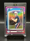 2024 Panini Donruss - Rated Rookie Drake Maye #379 Optic Preview Pink Prizm (RC)