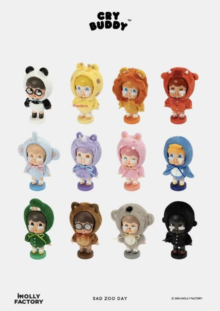 sadzooday crybuddy ゴリラ Authentic Crybaby Crybuddy SAD ZOO DAY 200% series Collection