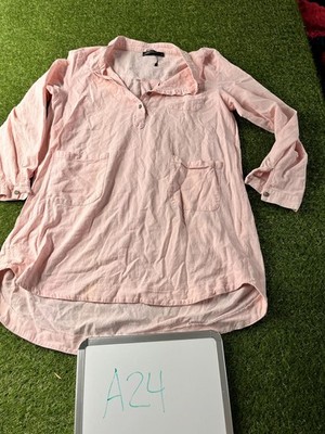Zanzea Womens XL Top Flowy Loose Fit Pink