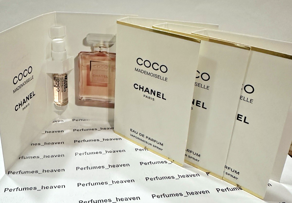 4x CHANEL COCO MADEMOISELLE EDP 1.5ml .05fl oz x 4 pc PERFUME