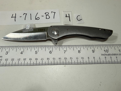 CRKT  6130 JETTISON DISC. TITANIUM  VINTAGE  COLLECTOR  $49 OBO