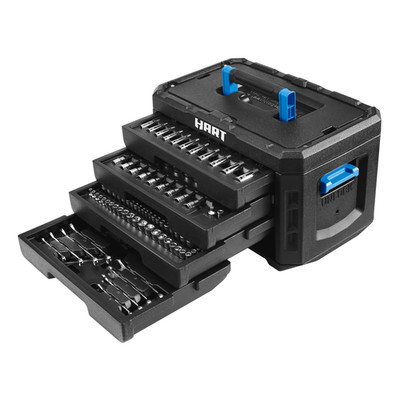 HART HHMTS424 215-Piece Mechanics Tool Set, Multiple Drive, Chrome