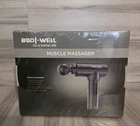 Bodi-Well Massage Gun Black Vibrating Rechargeable Multispeed Full Body Massager