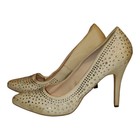 Women's Charming Charlie Ivory Studded Pumps. Size 10 — photo 2