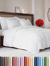 Duvet Cover Queen Size Set - Extra Soft Queen Duvet Cover 90" x 90" with 2 Pi...