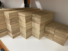 European WHITE OAK -  Kiln Dried Rough Sawn 27mm Thick Hardwood timber offcuts