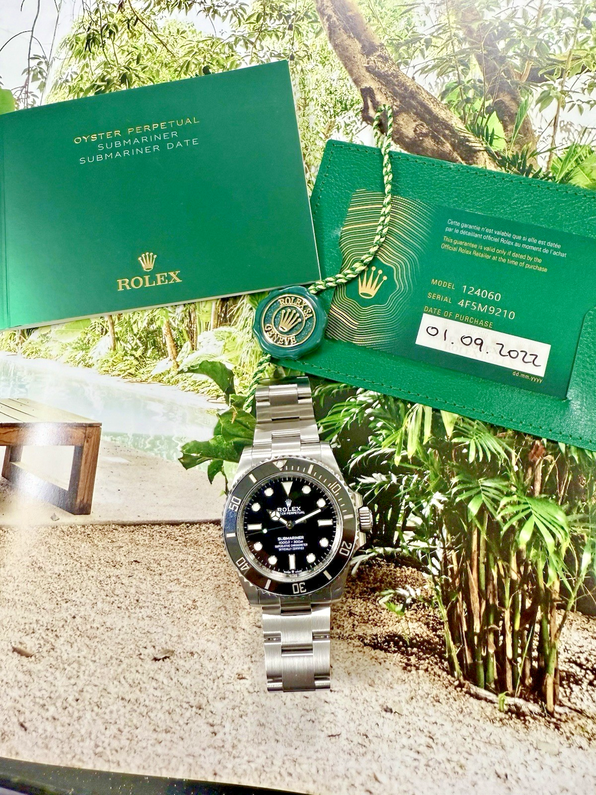 Rolex Submariner 124060 No Date 41mm Stainless Steel Full Set 2022