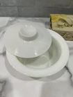 Vintage Pyrex Corelle Spring Blossom Crazy Daisy Butter Tub Dish with Lid