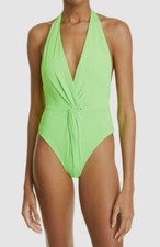  300 Mara Hoffman Women's Green One-Piece Swimsuit Size M
