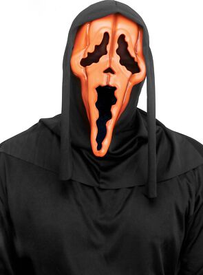 Scream - Ghostface Kürbismaske - Die ikonische Scream Maske im Kürbis-Look