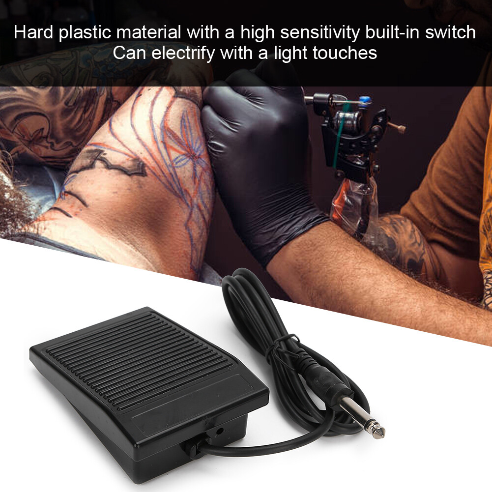 Footswitch Premium Tattoo Pedal Switch, Runder Tattoo Fußschalter Mit Silikon Tattoo Fußpedal