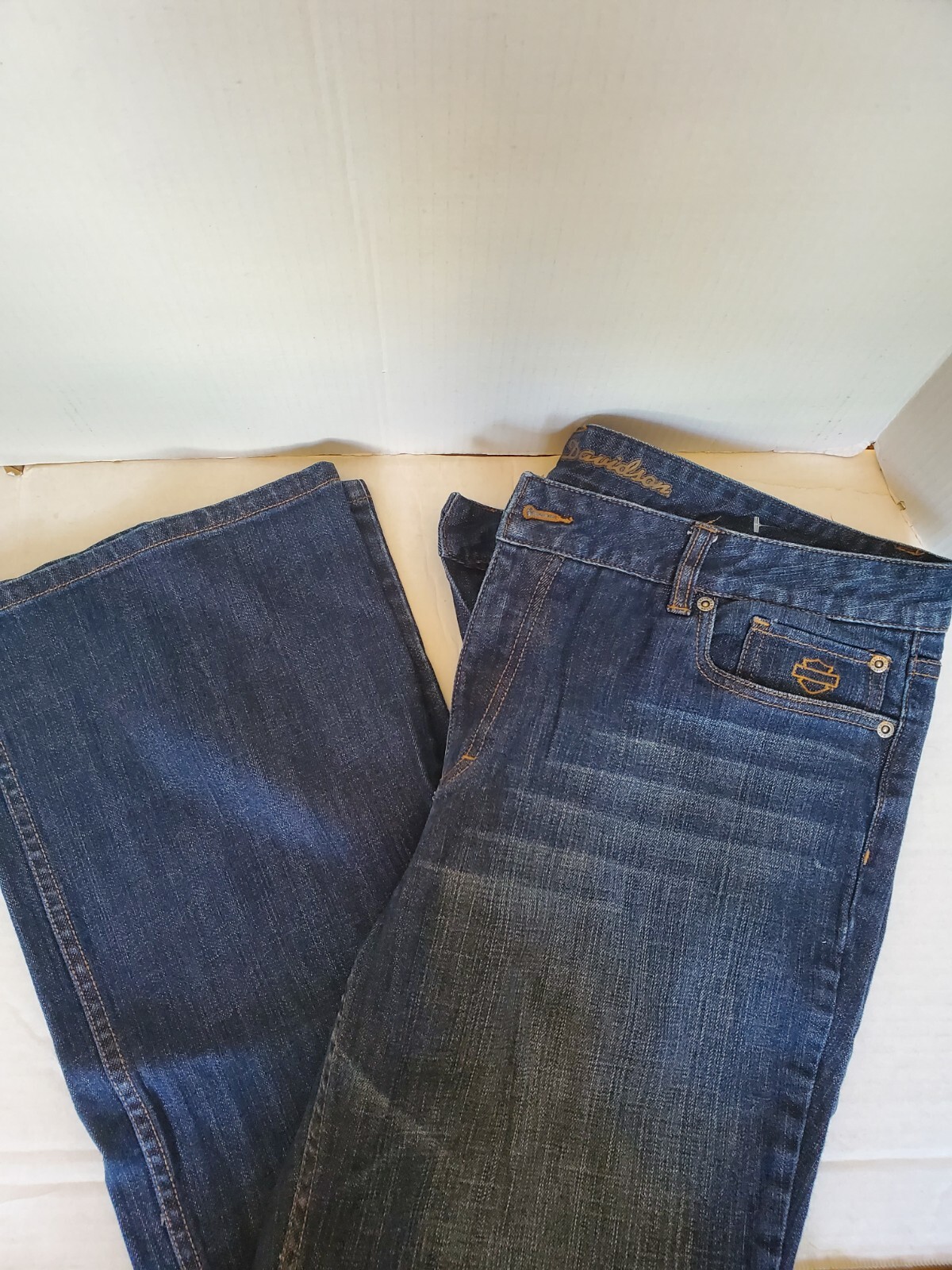 Harley Davidson Jeans Mens 16 (32x32) Blue Regular Fi… Gem