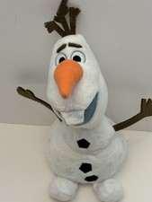 SEATED OLAF 8" Plush Stuffed Toy Glitter Snowflakes Just Play Disney Frozen 2
